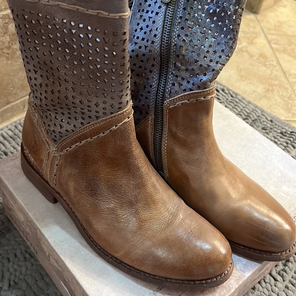 Bedstu boots booties. Cheshire 9 tan rustic - Picture 3 of 7